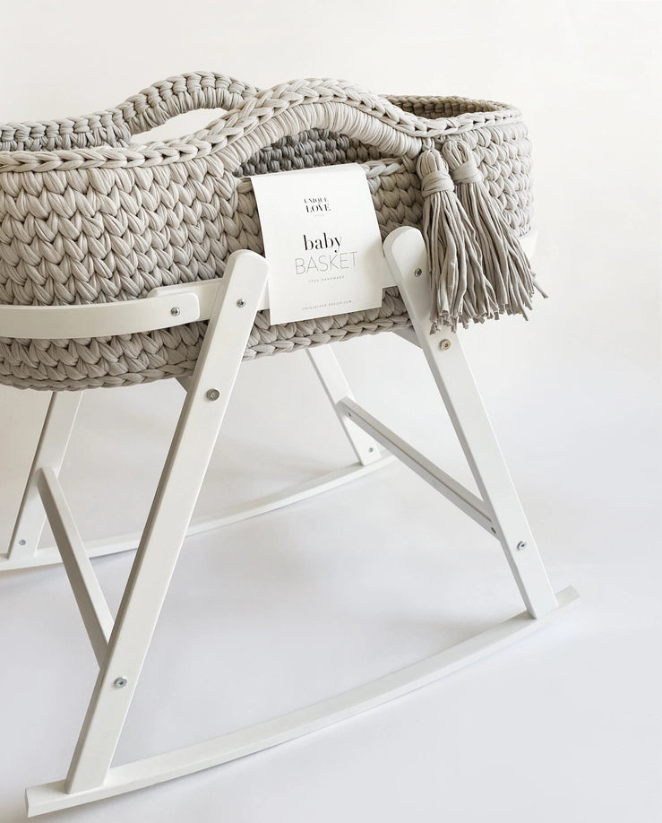 Cuna para Moisés de bebé - blanco