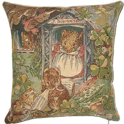 Cojín decorativo con diseño de Peter Rabbit de Beatrix Potter - A