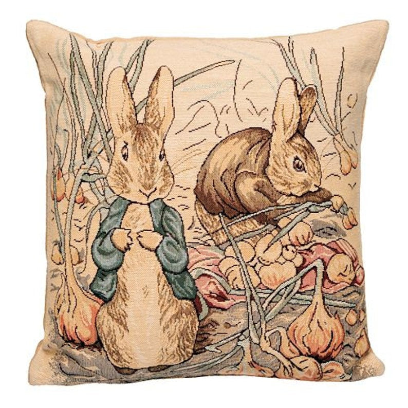 Cojín decorativo con diseño de Peter Rabbit de Beatrix Potter - B