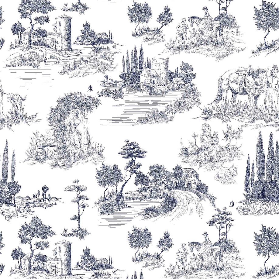 Funda Nórdica Paisaje Toile De Jouy