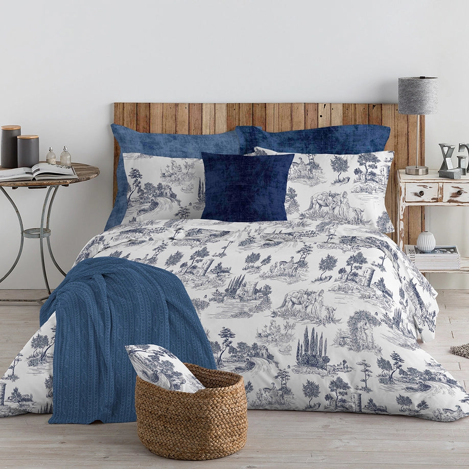Funda Nórdica Paisaje Toile De Jouy