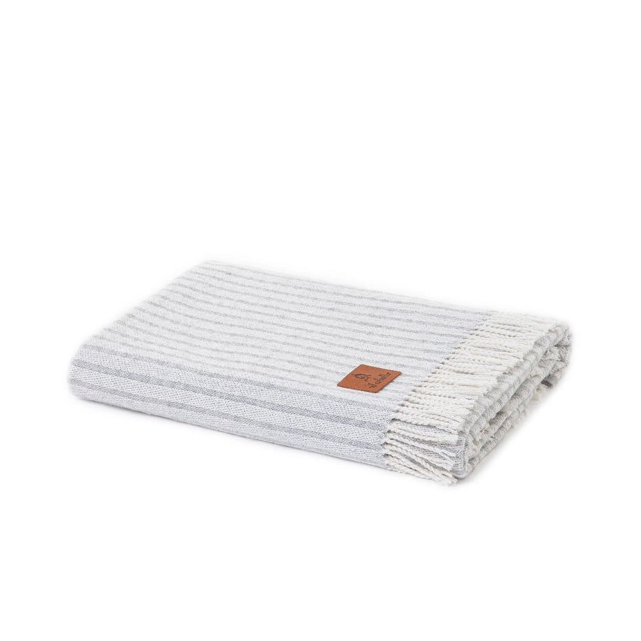 Manta plaid ARACENA - Gris
