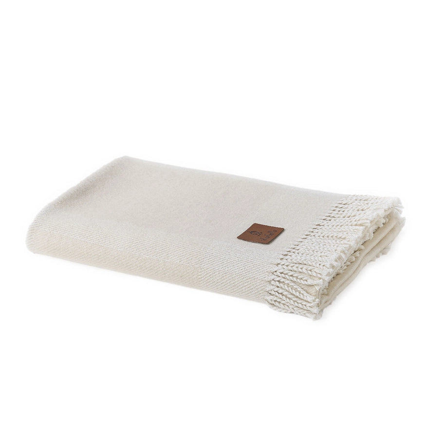 Manta plaid ZAHARA - Beige