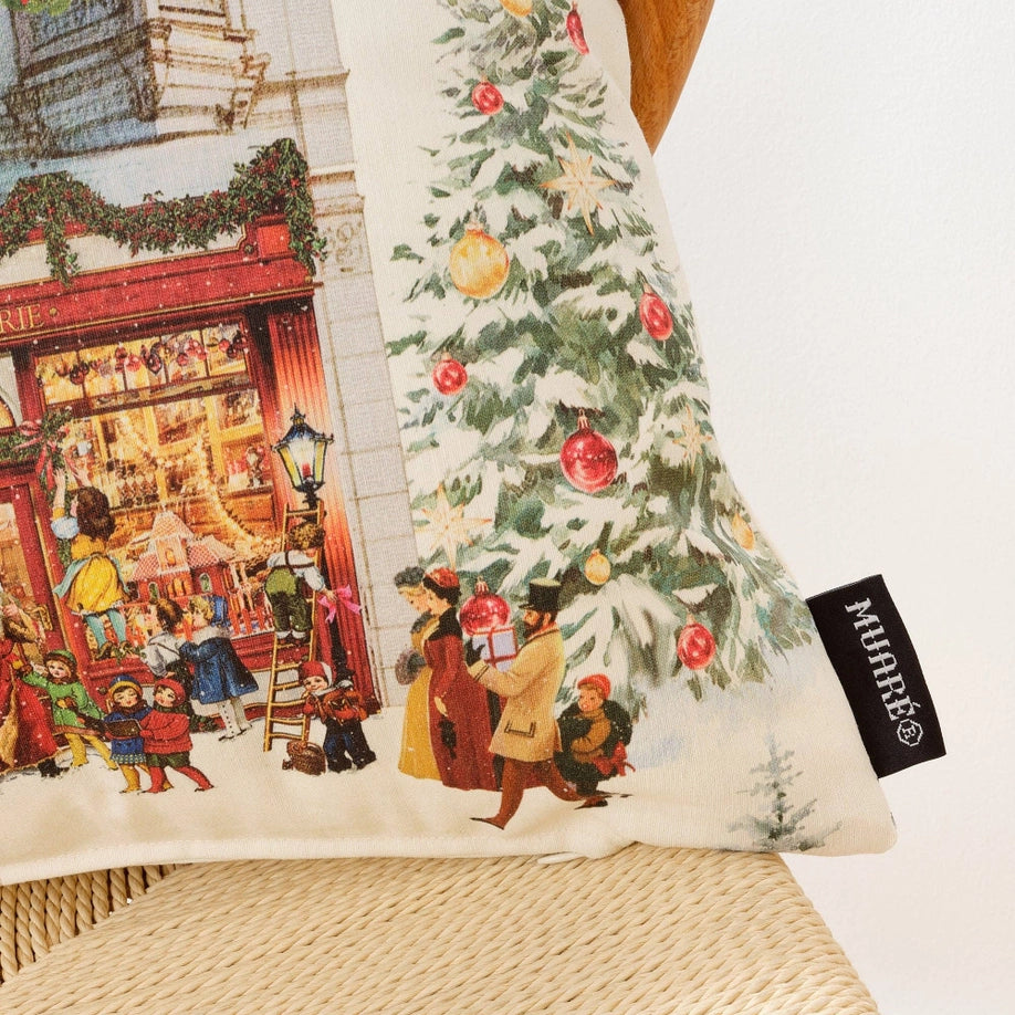 Cojín 100% Algodón Christmas City B 50X50 cm