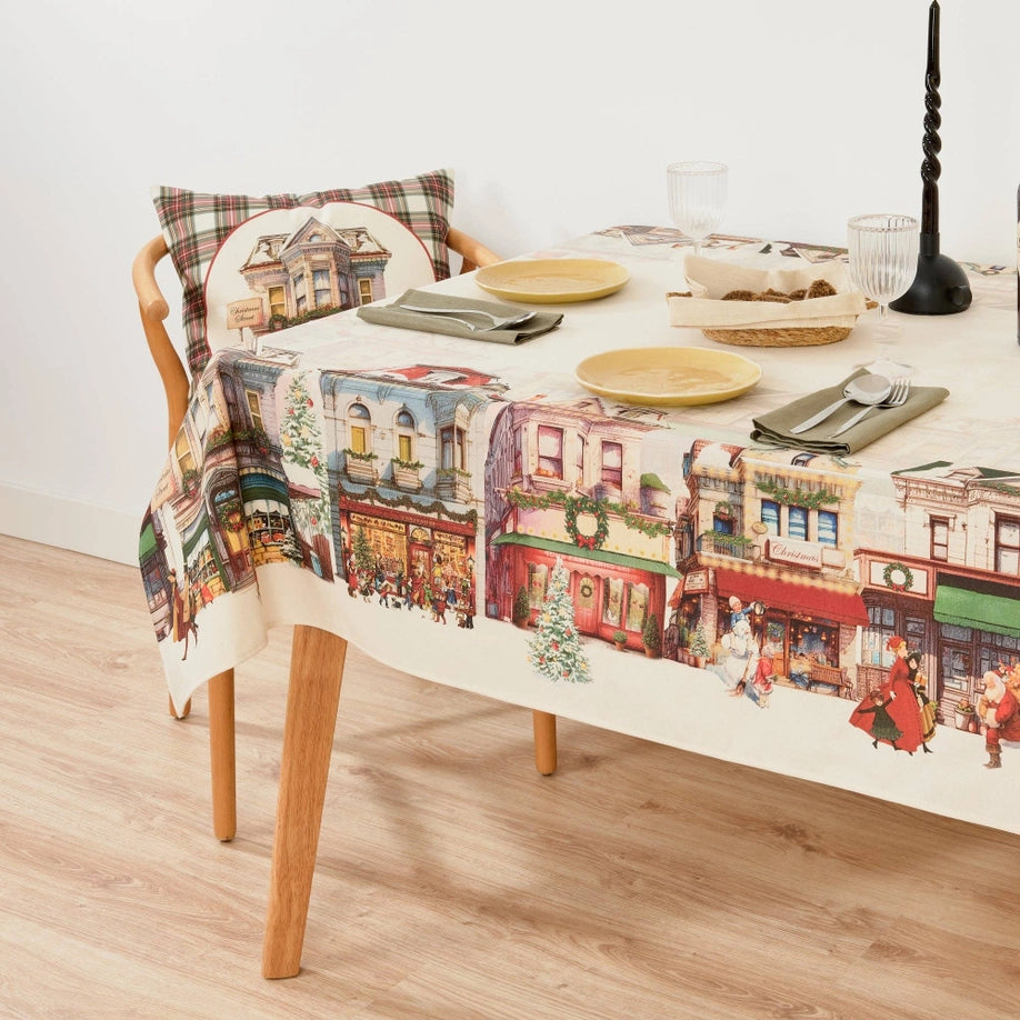 Mantel Tacto Tela Christmas City 250 x 140 cm