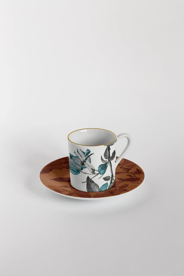 Set de 6 tazas de café Black Dragon Pool
