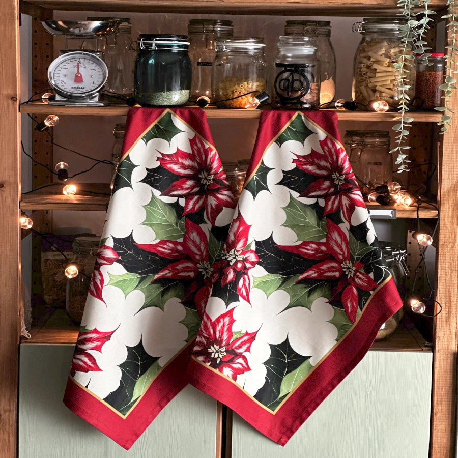 Juego de 2 paños de cocina navideños - Christmas Star