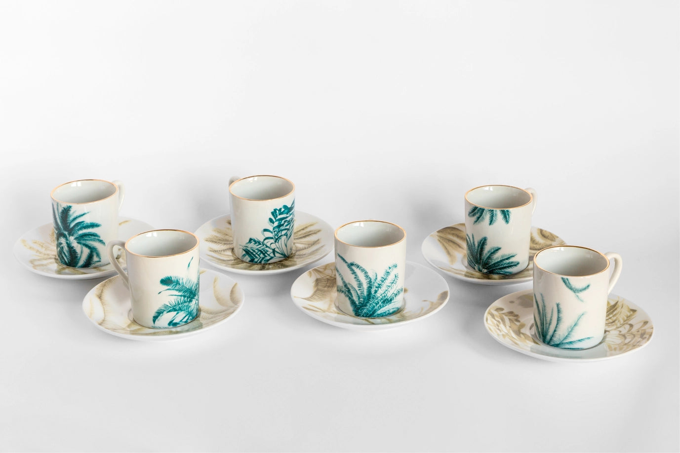 Set de 6 tazas de café Las Palmas