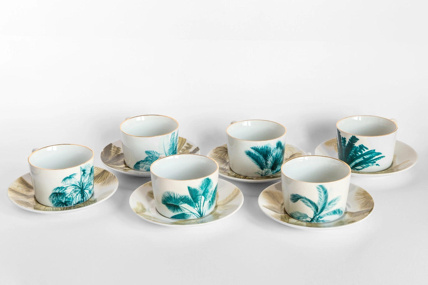 Set de 6 tazas de té Las Palmas
