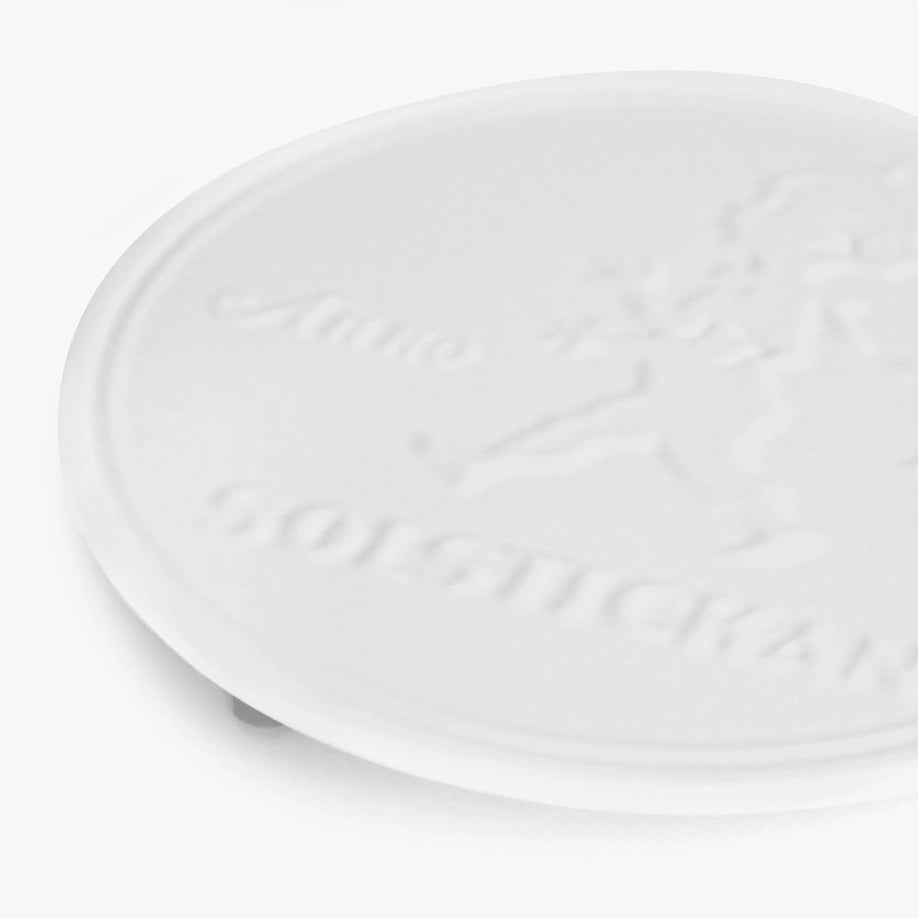 Salvamantel para ollas de hierro fundido - Blanco