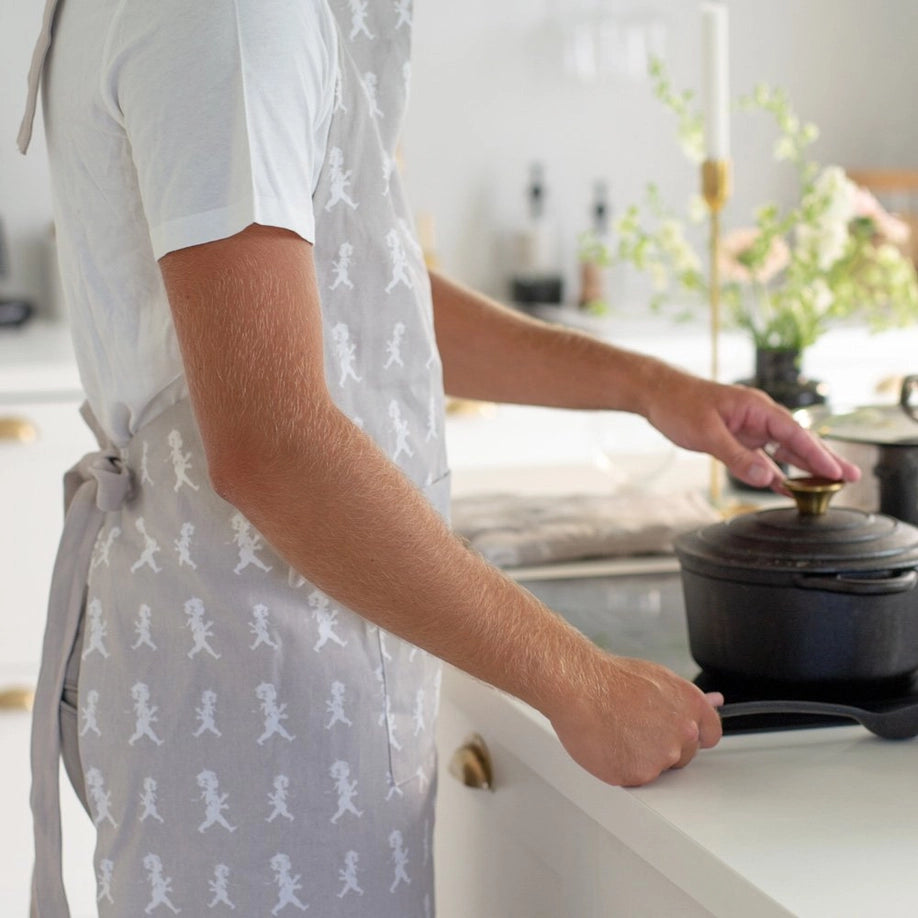 Delantal de cocina para adultos - Gris