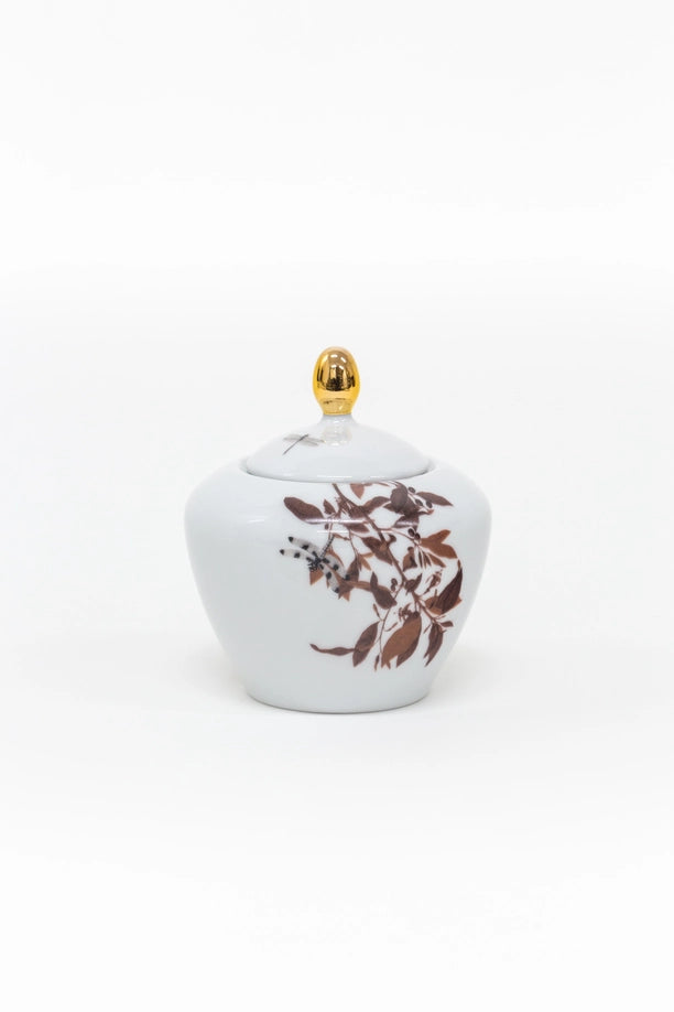 Set de té de porcelana Black Dragon Pool
