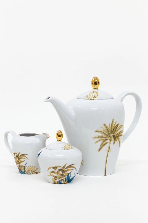 Set de té de porcelana Las Palmas