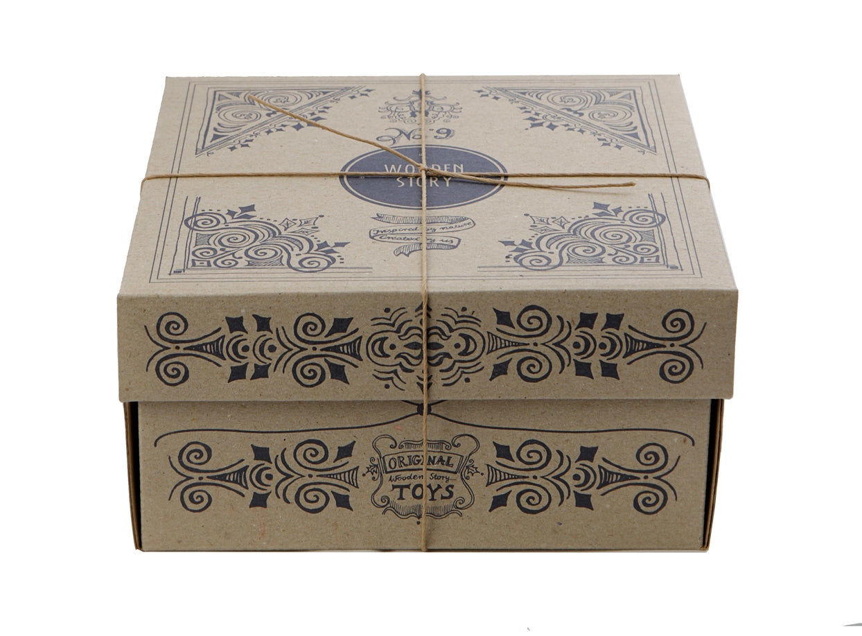 Caja clasificadora apilable con forma de juguete Montessori Rainbow