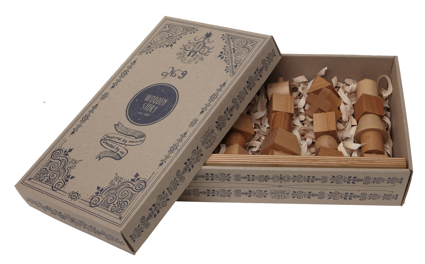 Juguete Montessori Apilable Natural