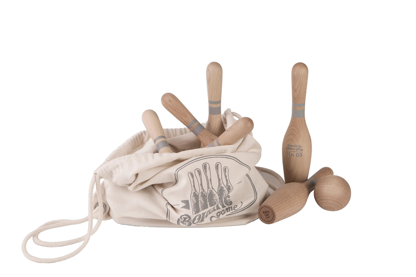Juegos Bowling Natural Wooden juego