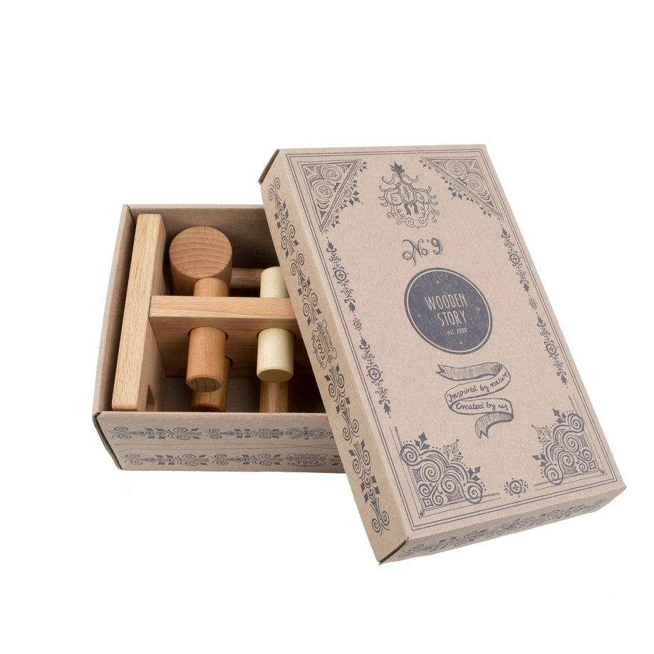 Pound-A-Peg Juguete Montessori Natural