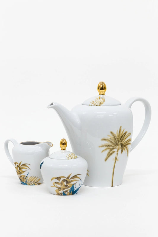 Las Palmas porcelain tea set